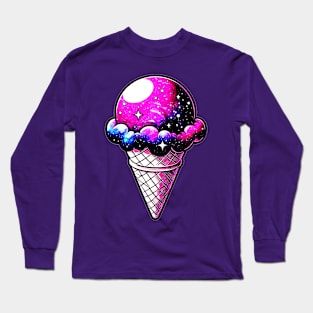 Space Cream Cone 205 Long Sleeve T-Shirt